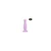 Plug anal ventouse violet pastel taille M 